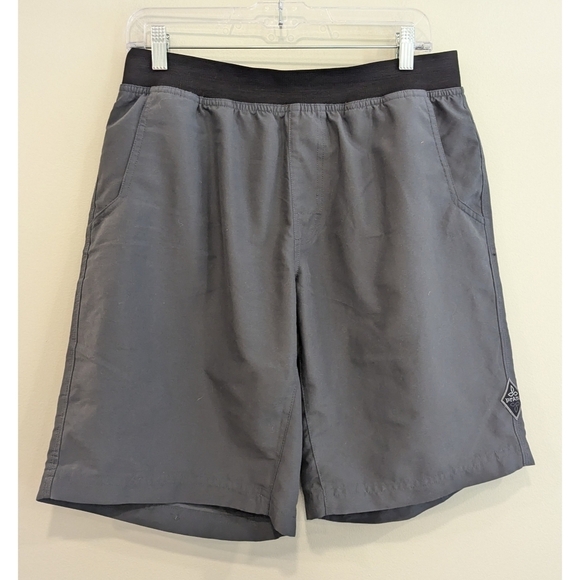 Prana Grey Pull On Pocket Shorts Size Medium - Picture 1 of 5